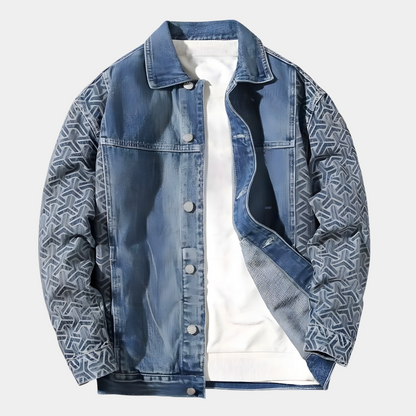 Trendy Men's Denim Jacket