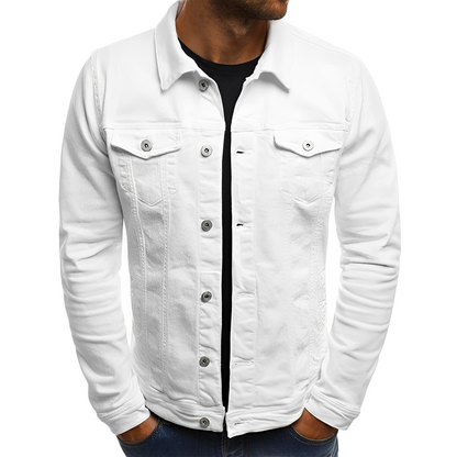 Men's Summer Jacket Jeans Blue Cool