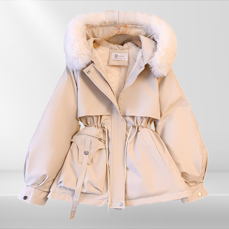 Women's Winter Jacket with Detachable Hood