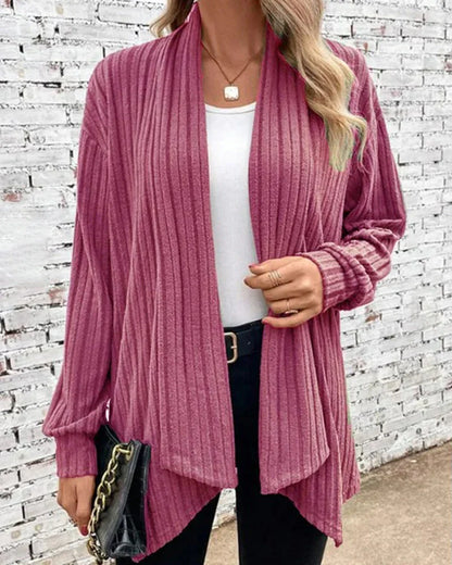Women's Scarf Knit Vest Elegant