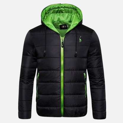 Daunenjacke Damen Warme Passform Kapuze Wasserabweisend