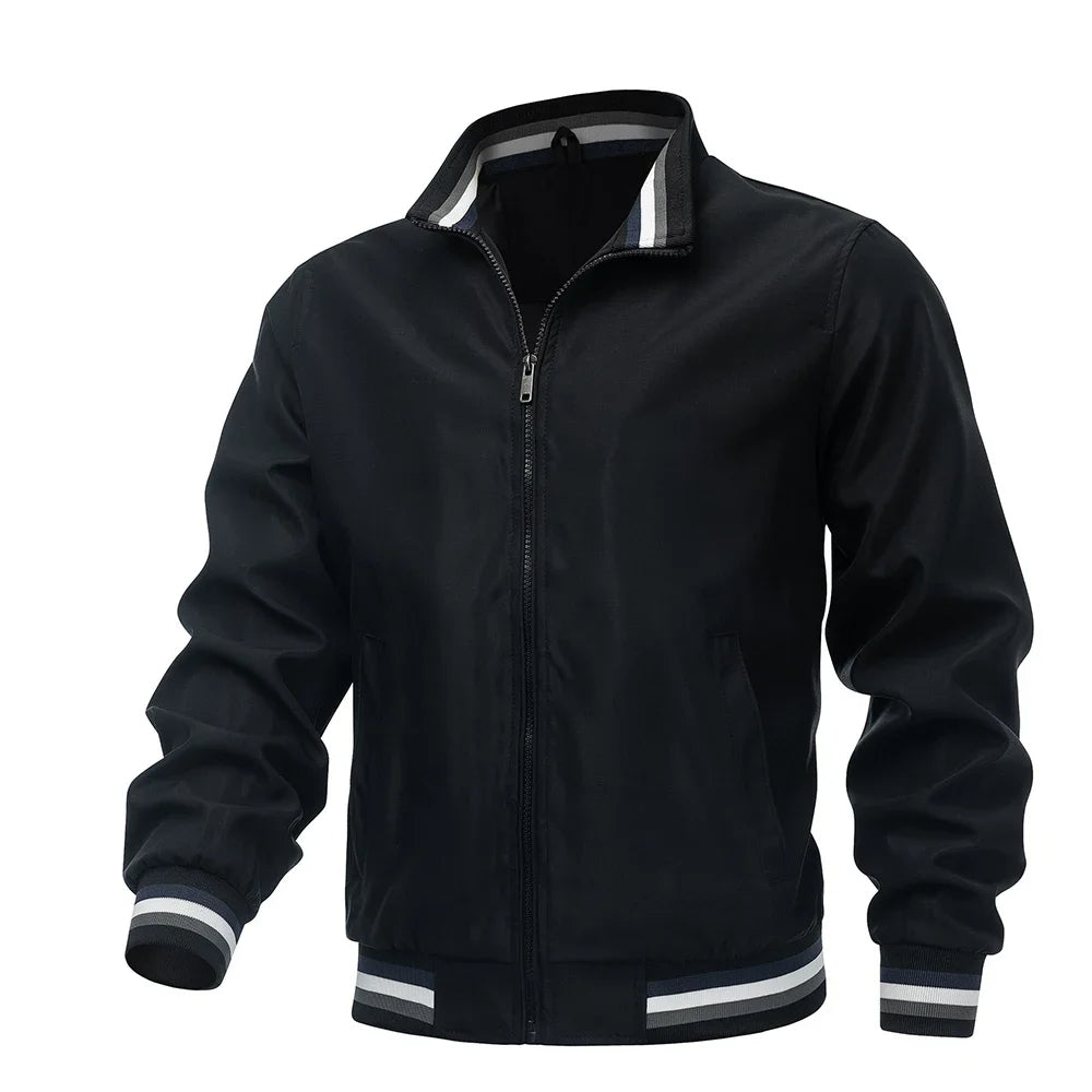 Herren Windbreaker Jacke Sportlich Stilvoll - IdealeKleiden