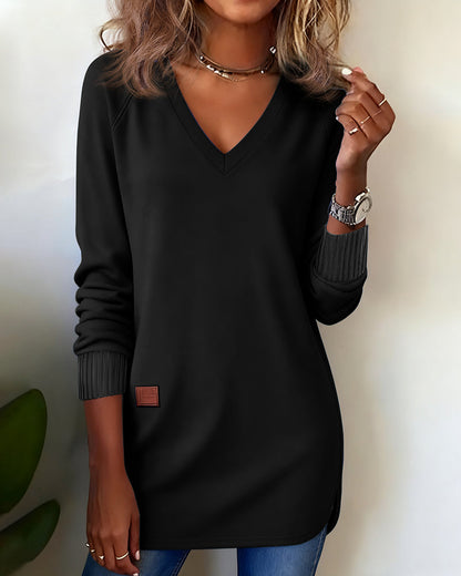 Elegant Dress V-neck Chic Design