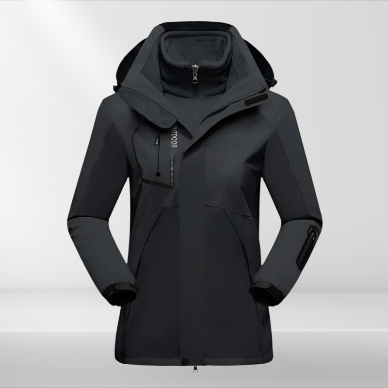 Praktische 3-in-1 Damenjacke Allwetter - IdealeKleiden