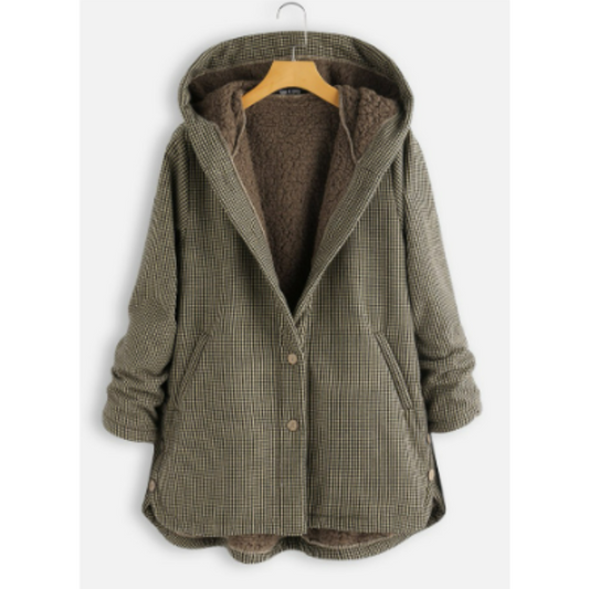 Damen Winterjacke Modern Kapuzenparka Warm - IdealeKleiden