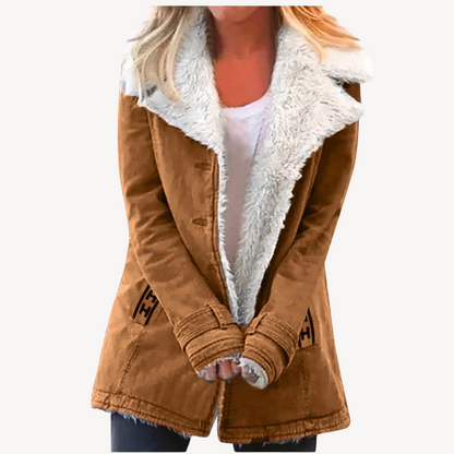 Women's Winter Jacket Fleece Lined Warm