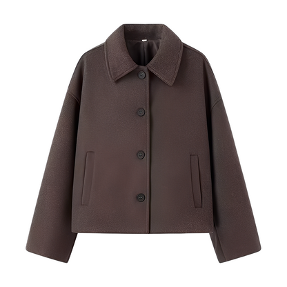 Damenjacke Lässig Knöpfe Modern