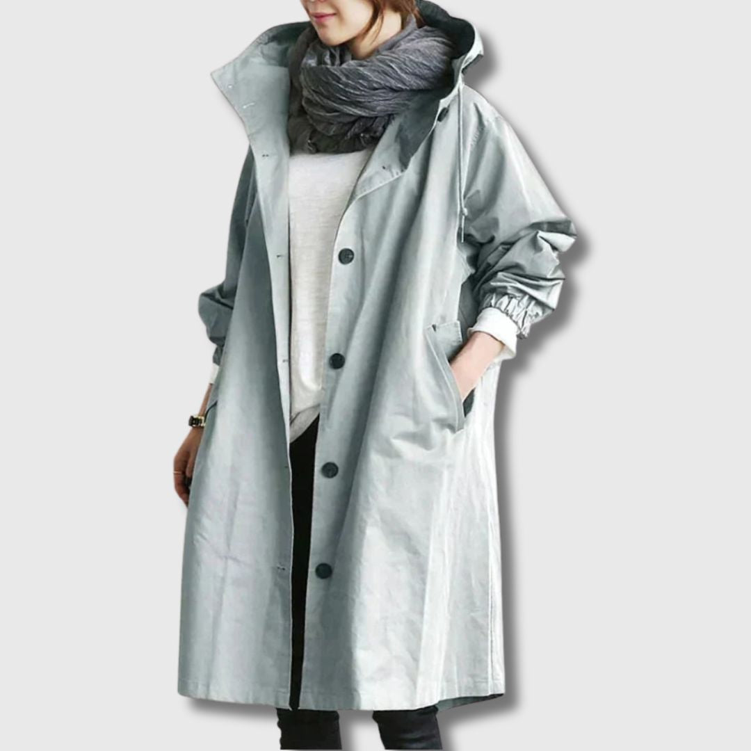 Stylish Trench Coat Women Elegant Modern