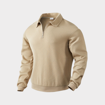 Men's Pullover Casual Sweatshirt with Zipper