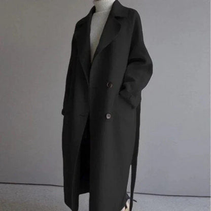 Elegant Women's Black Coat