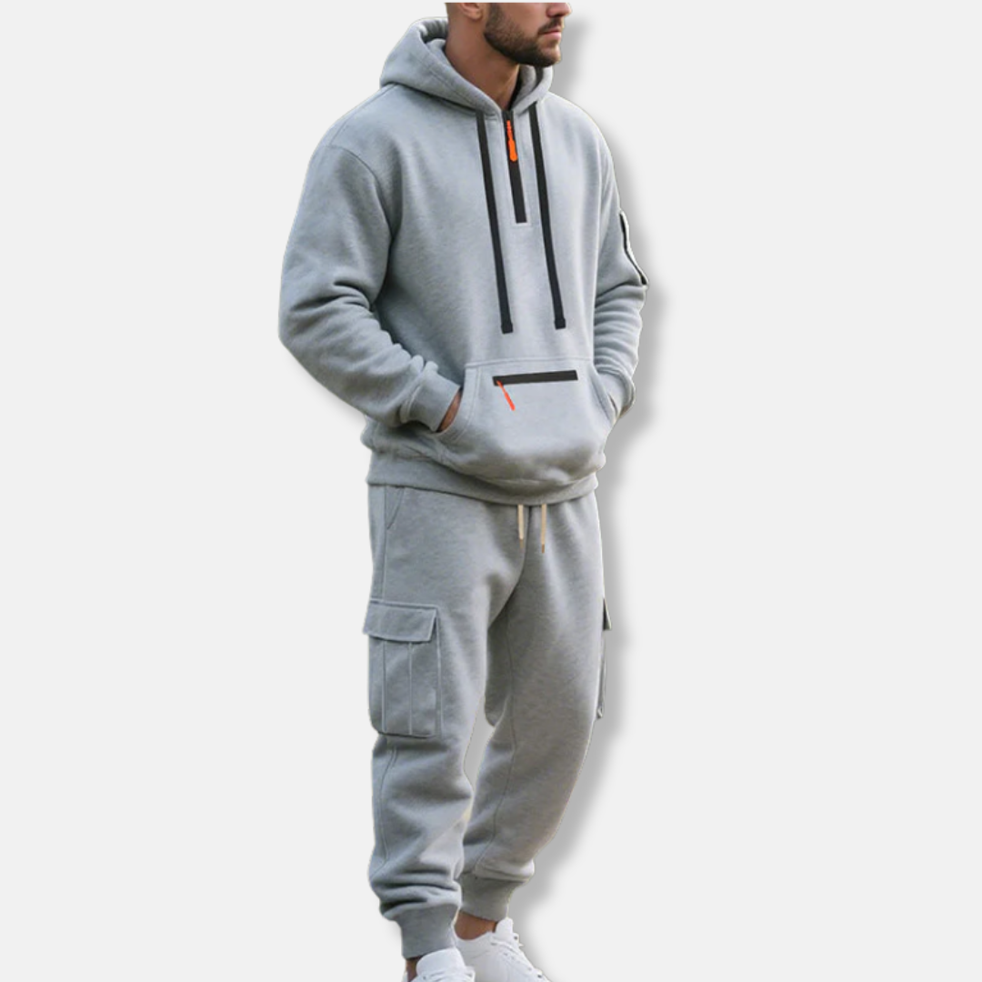 Comfortable Tracksuit Hoodie Cargo Pants