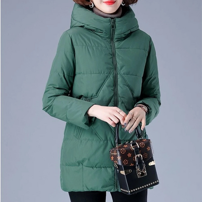 Elegant Women's Quilted Jacket Autumn Winter