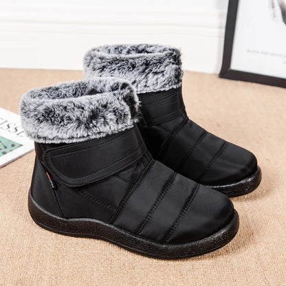 Women's Waterproof Rabbit Fur Boots