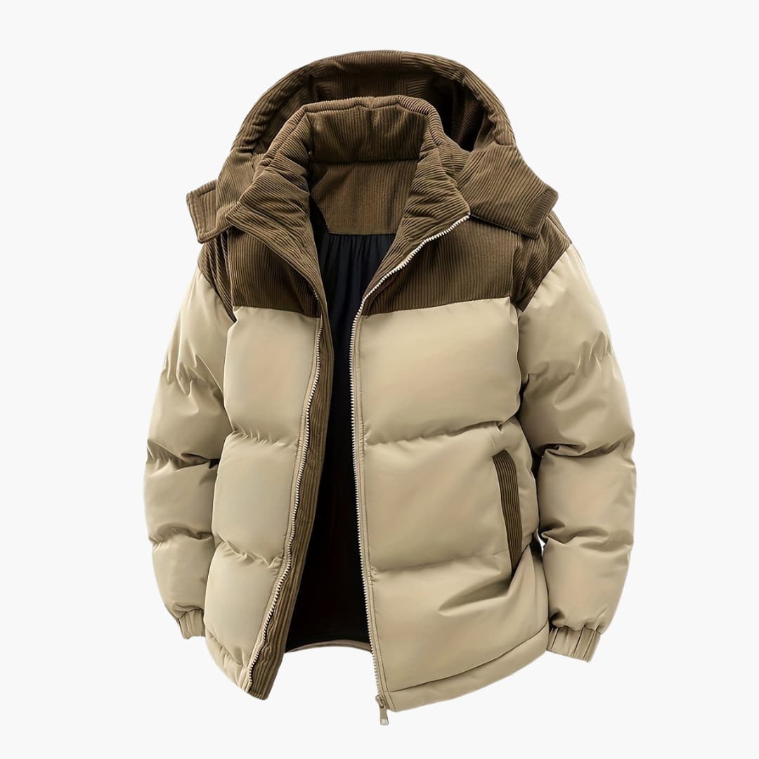 Stylish Hooded Jacket Modern Puffer Design