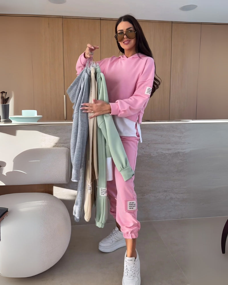 Stylisches 2-Teiliges Kleid Set Damen - IdealeKleiden