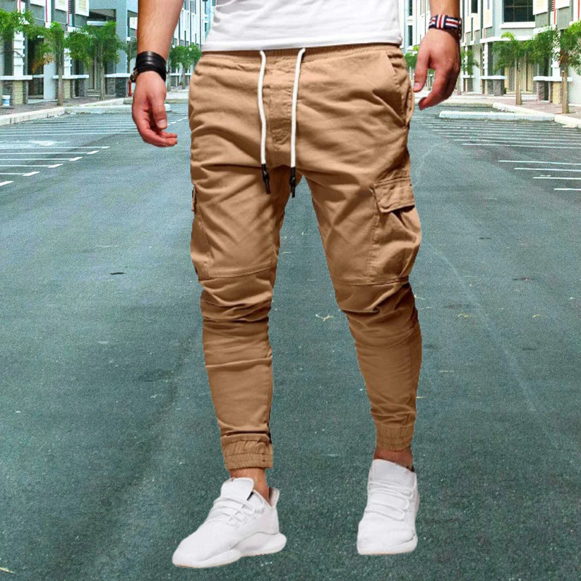Comfortable Men's Cargo Pants With Many Pockets