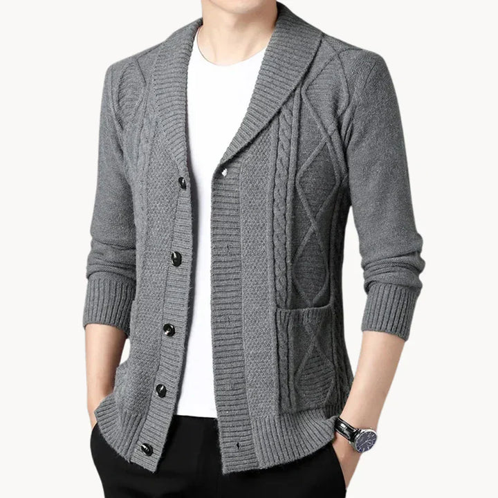 Damen Cardigan Elegant Rippenmuster - IdealeKleiden