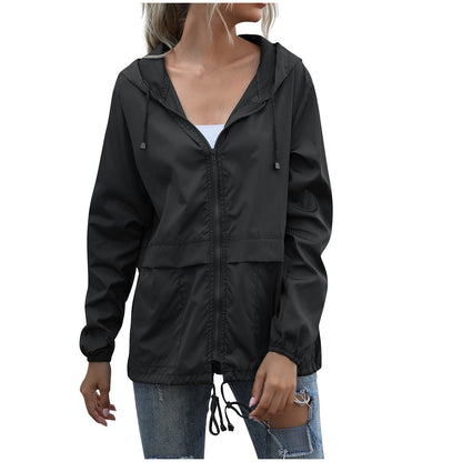Waterproof Hooded Jacket Stylish Windproof