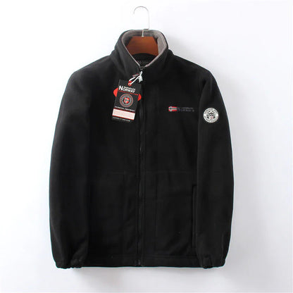 Men's Windproof Fleece Jacket Warm & Comfortable