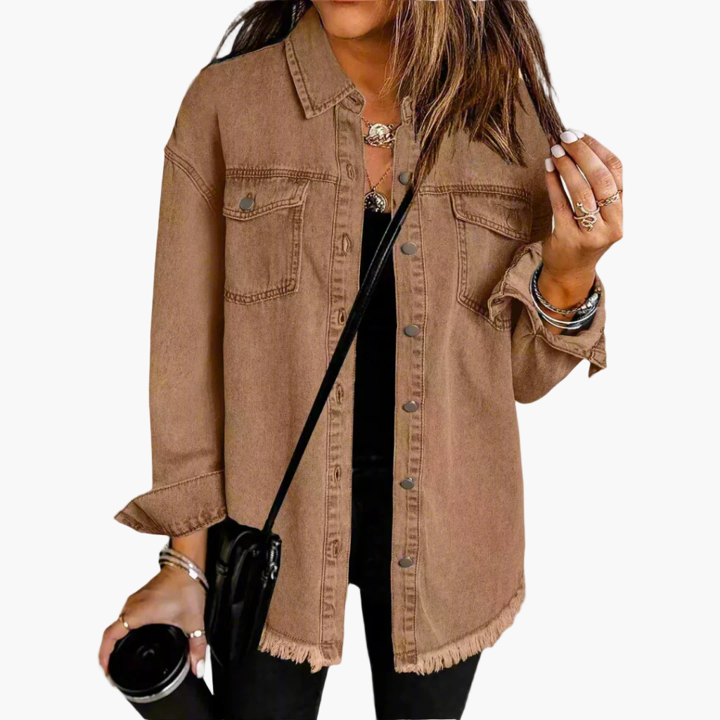 Casual Vintage Denim Jacket Leisure Everyday