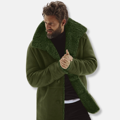 Elegantes Kleid aus Weichem Stoff Lockere Passform Reverskragen - IdealeKleiden