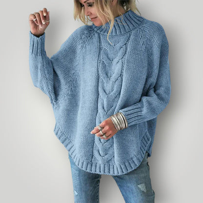 Women's Knitted Jumper Winter Warm Turtleneck