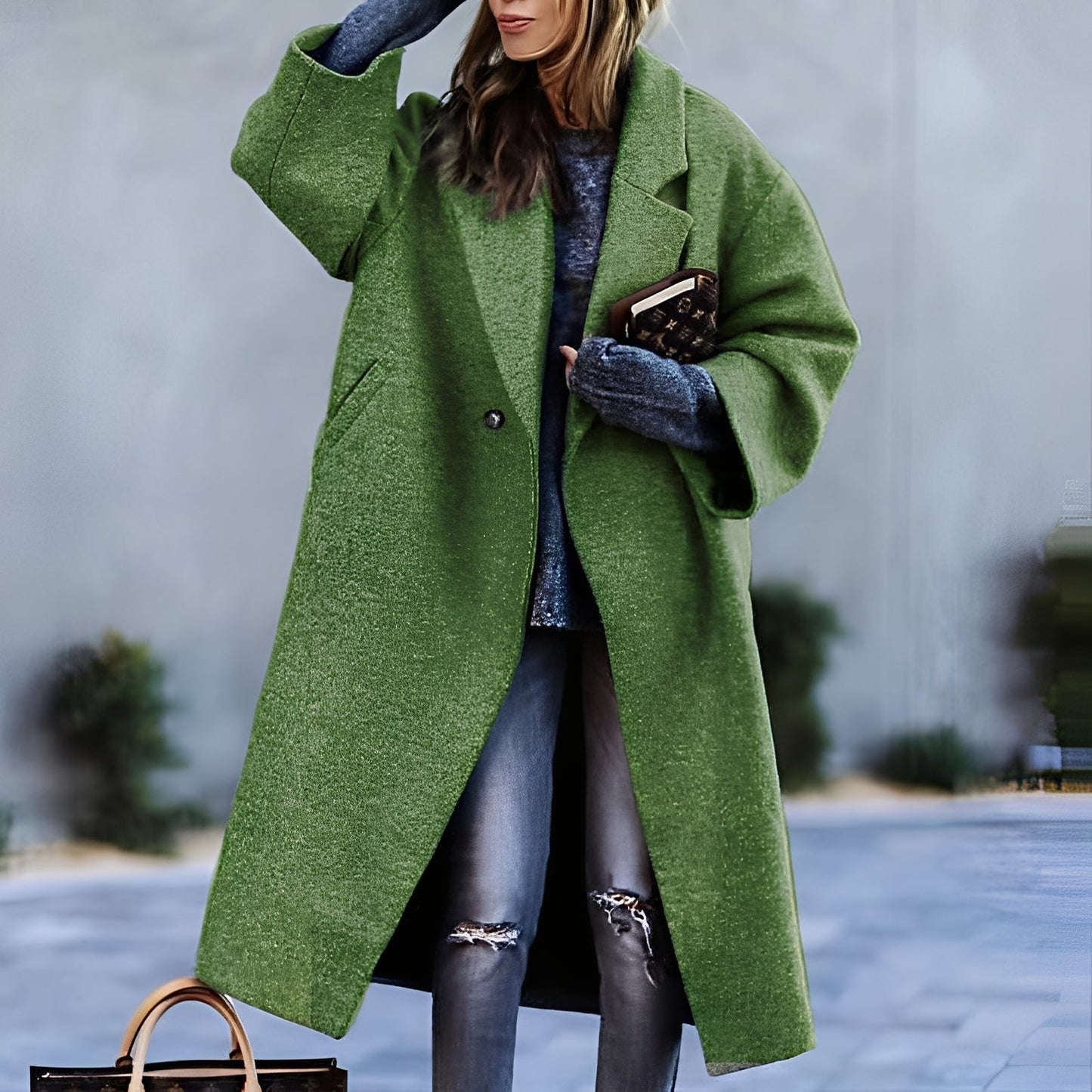 Elegant Women's Coat Classic Loose