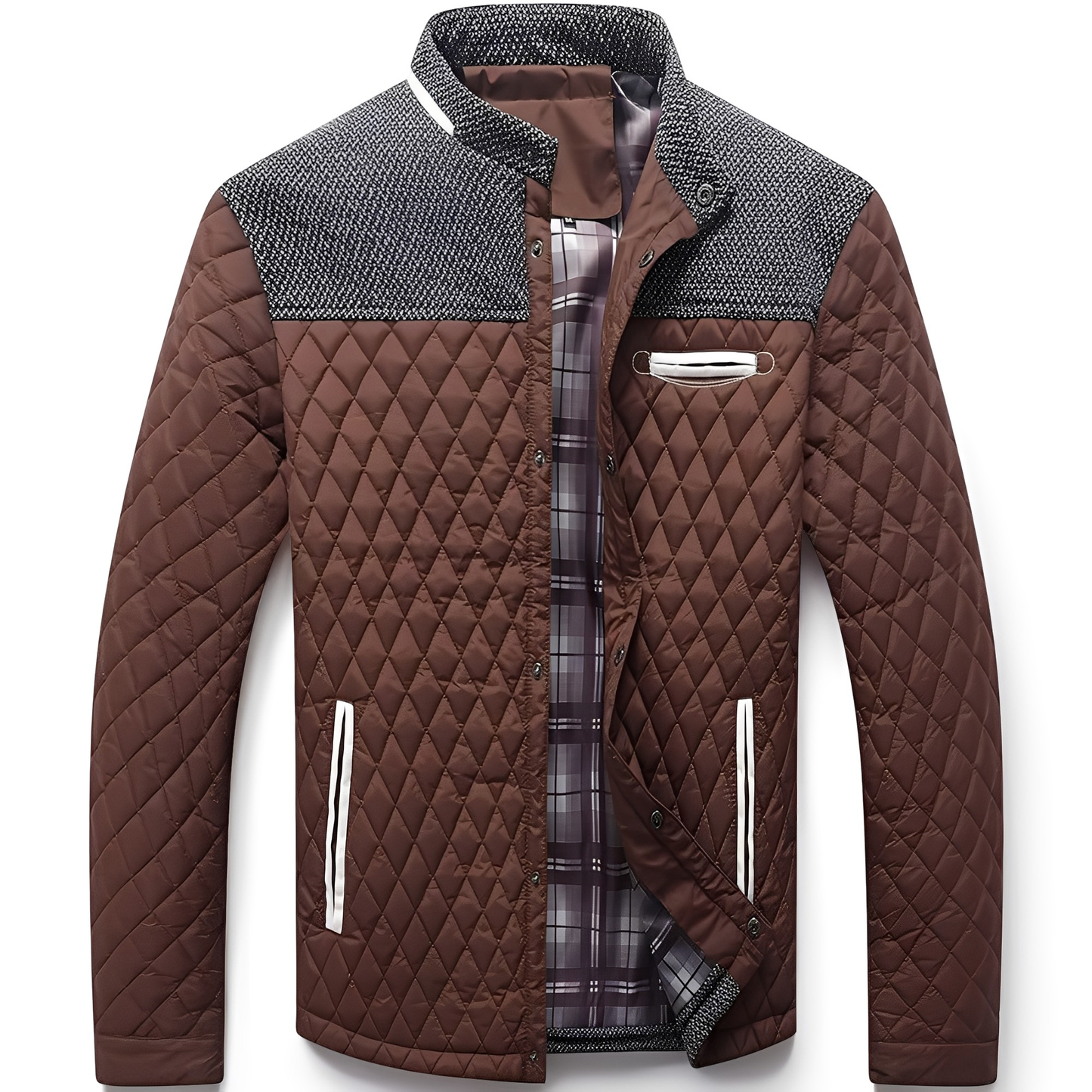 Men's Warm Quilted Leisure Jacket