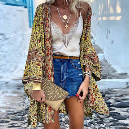 Stylish Boho Cardigan for Women, Fashionably Patterned