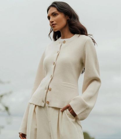 Luxury Cardigan Elegant Knitwear