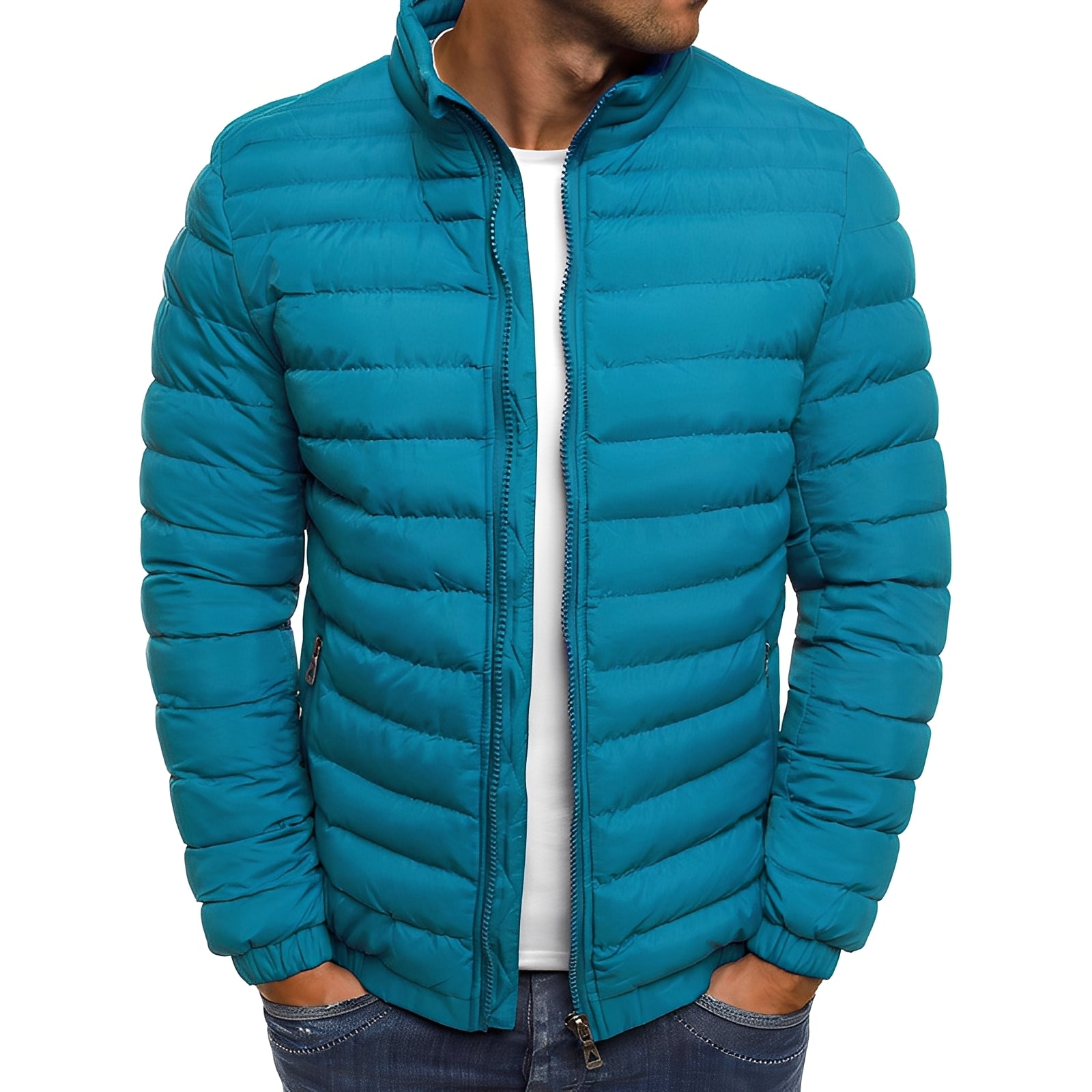 Herren Daunenjacke Warm Lässig - IdealeKleiden