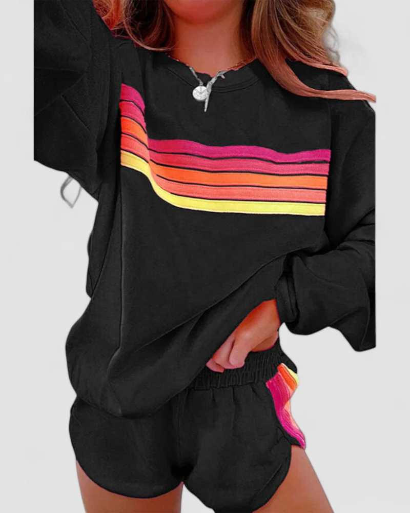 Striped Women's Pajama Set
