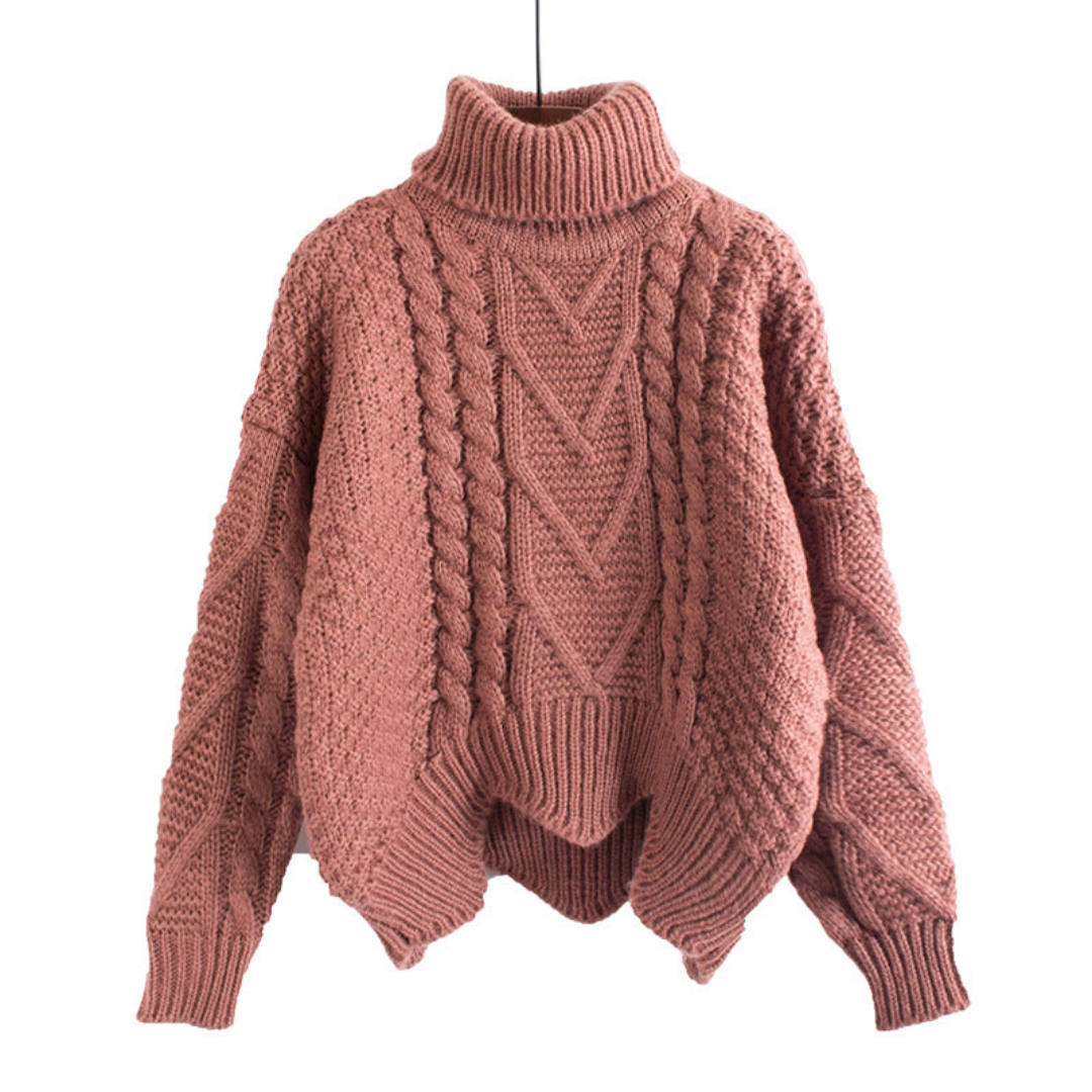 Warme Wollpulli Frauen Kleidung - IdealeKleiden