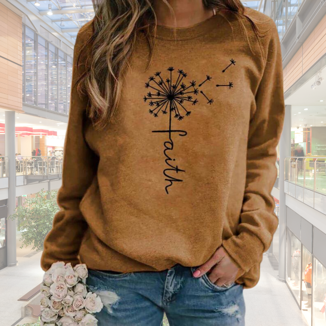 Stylischer Frauen Pullover Faith Design - IdealeKleiden