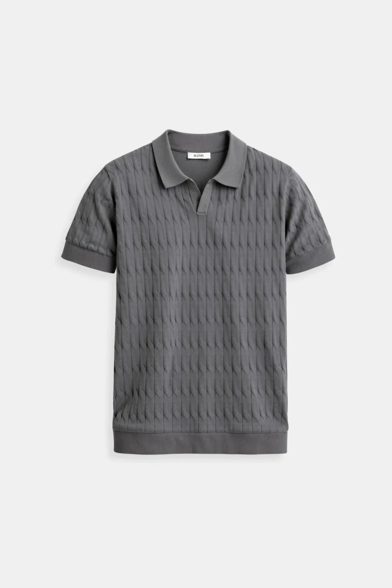 Men's Elegant White Polo Shirt
