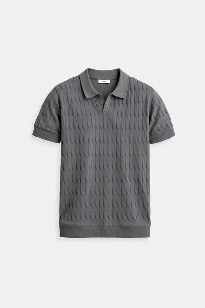 Men's Elegant White Polo Shirt