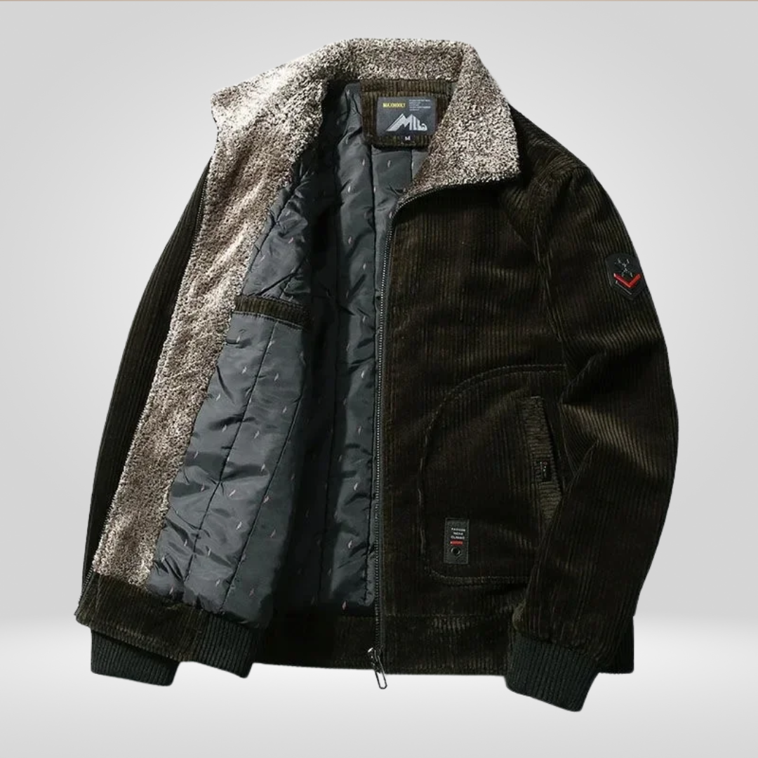 Men's Winter Jacket | Stylish Collar Design