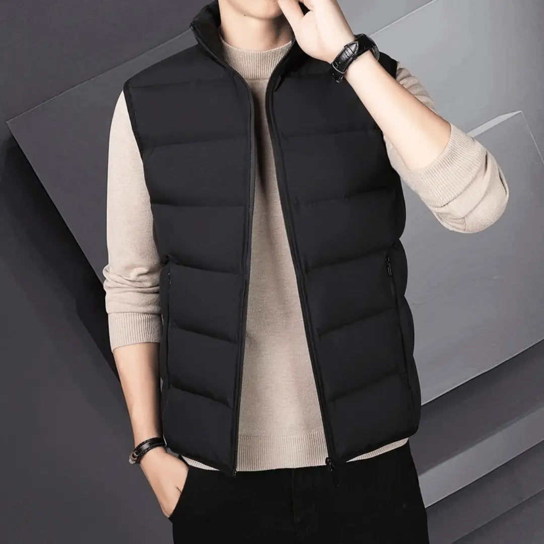Men's Puffer Vest Warm Insulated