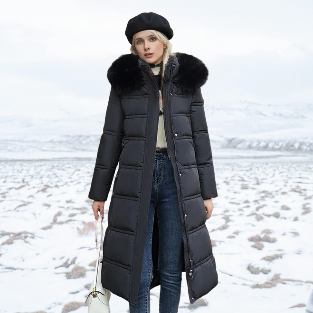 Stylish Winter Coat Women Faux Fur Elegant