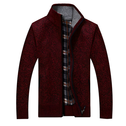 Stylish Men's Cardigan Soft Fleece