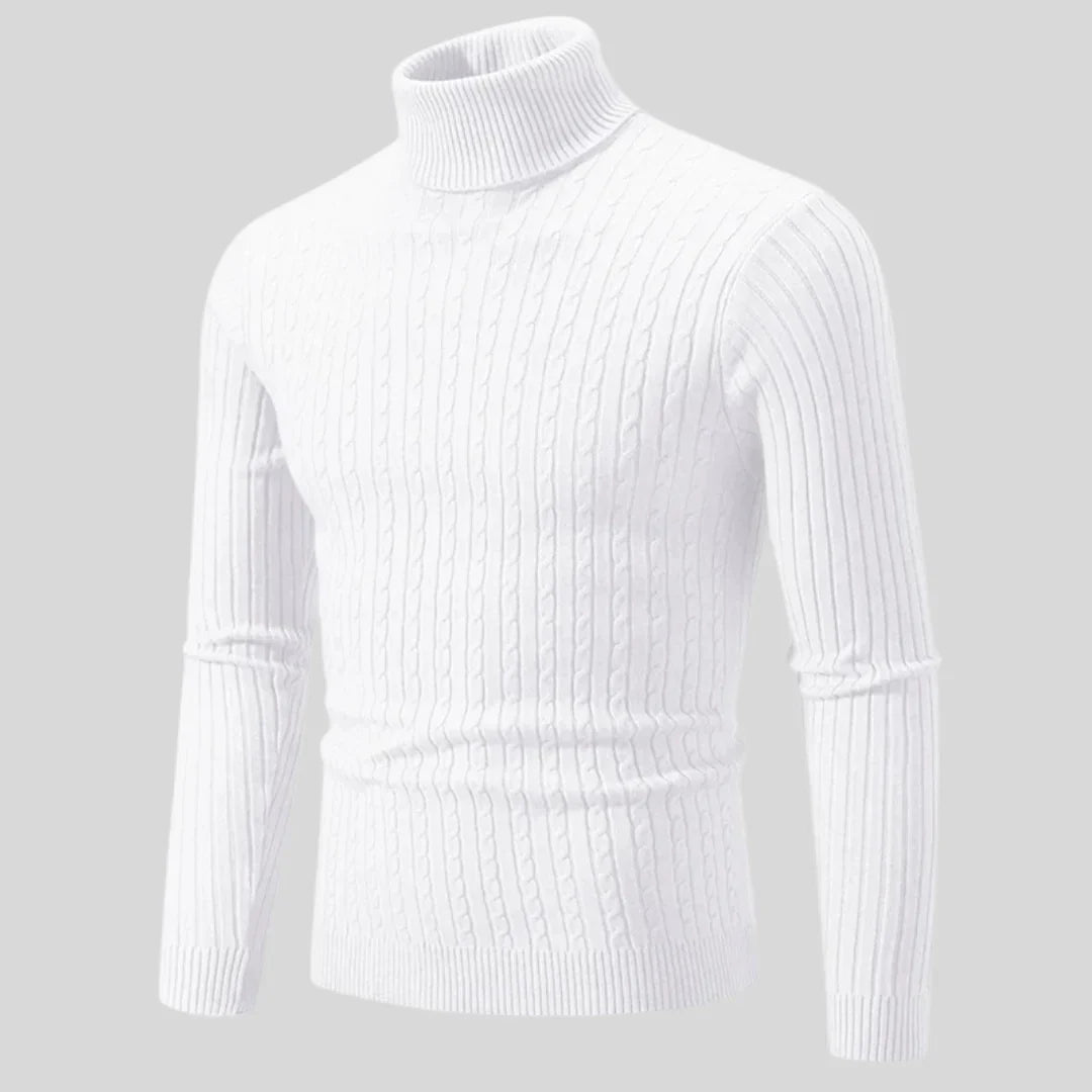 Stylish Men's Turtleneck Sweater Modern