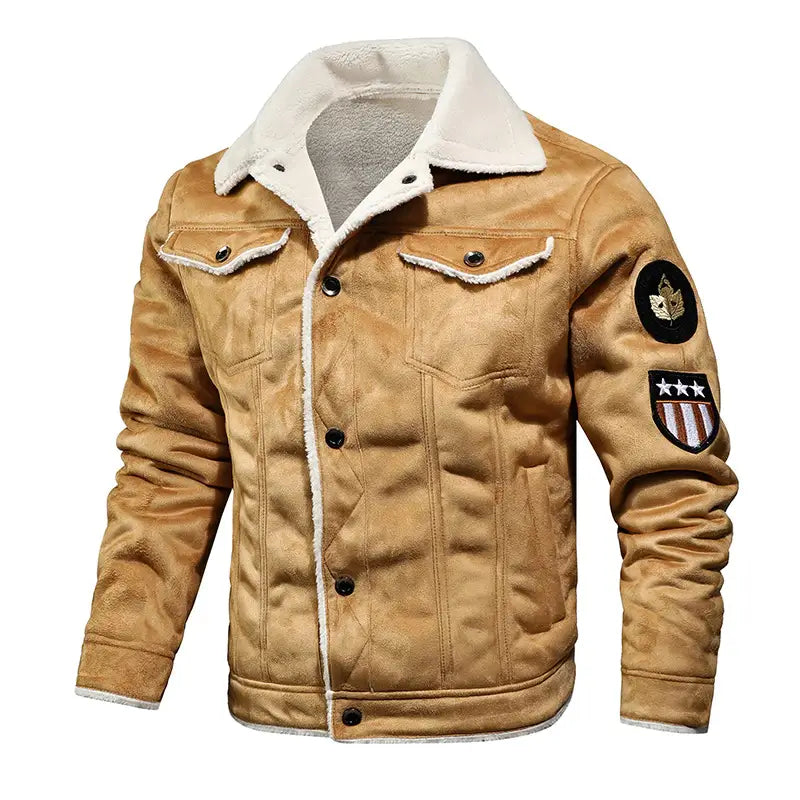 Men's Leather Jacket Stylish Elegant
