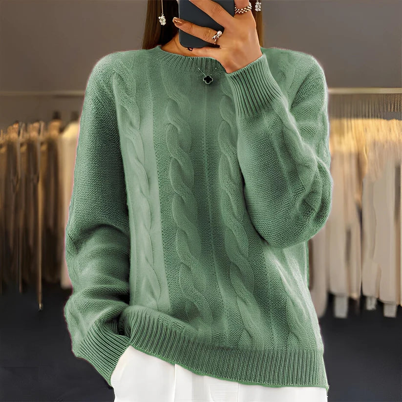 Eleganter Damen Strickpullover Klassisch