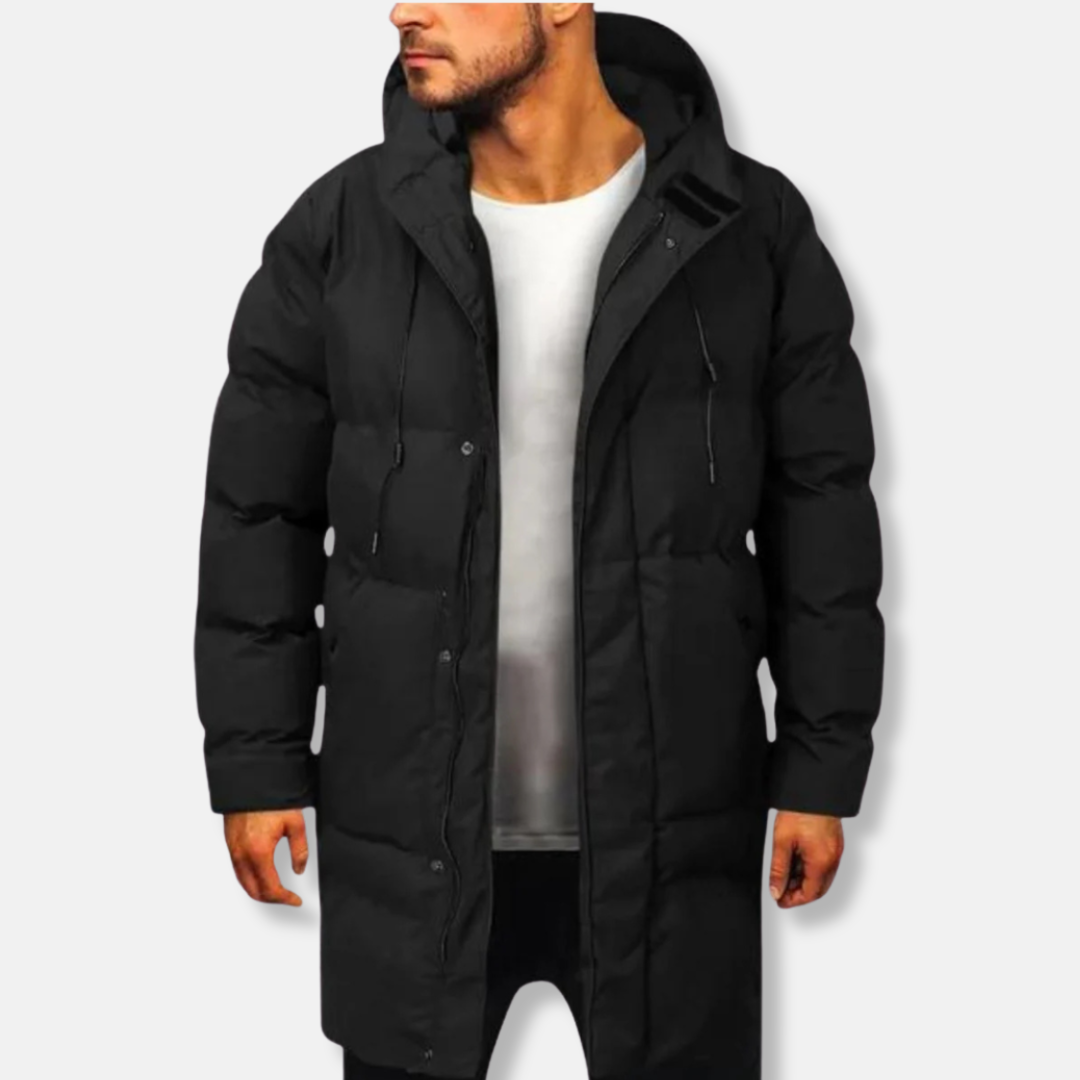 Daunenjacke Damen Mittellang Warm Gepolstert - IdealeKleiden