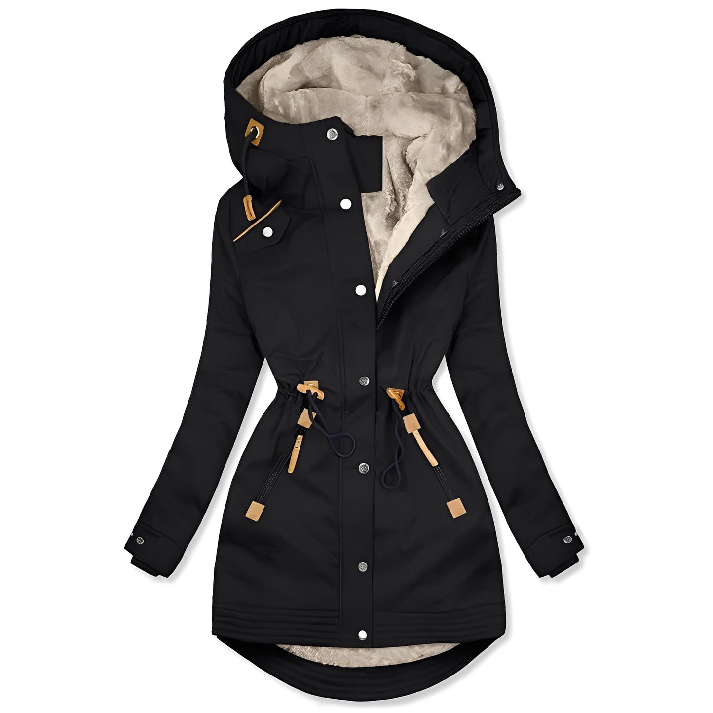 Fashionable Women's Parka Waterproof Stylish