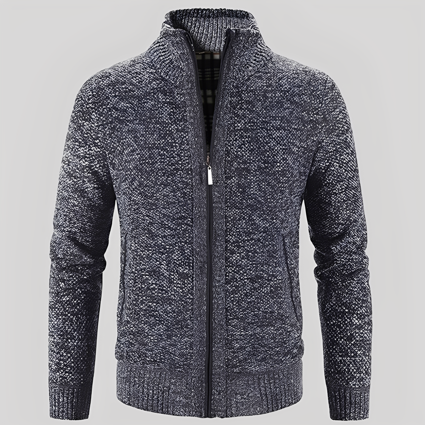 Practical Men's Zipper Cardigan