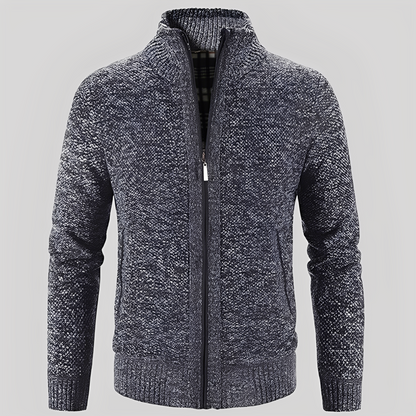 Practical Men's Zipper Cardigan