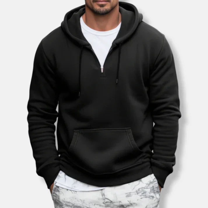 Morten - Casual Sweatshirt mit Känguru-Tasche und Lockerem Sitz - IdealeKleiden