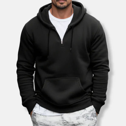 Morten - Casual Sweatshirt mit Känguru-Tasche und Lockerem Sitz - IdealeKleiden