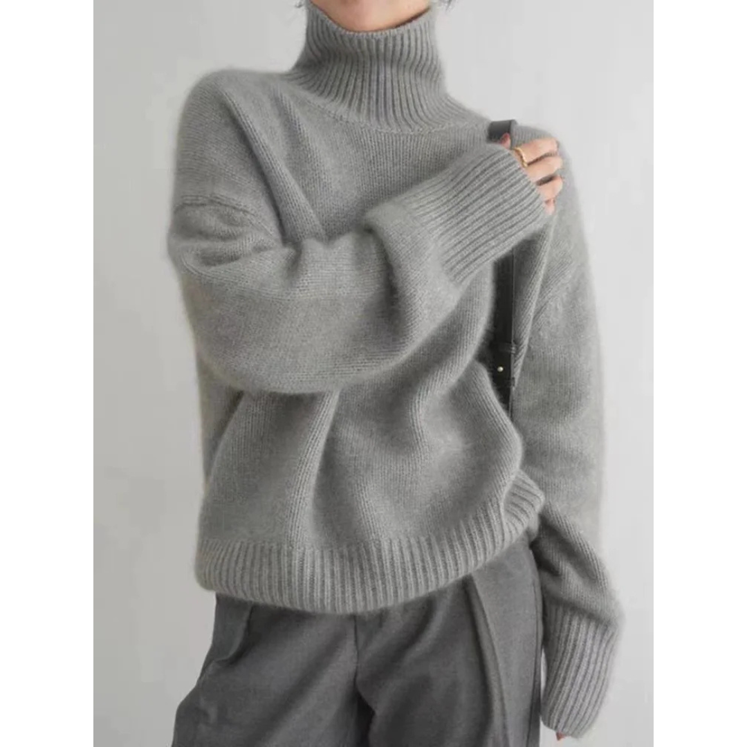 Women's Warm Turtleneck Sweatshirt